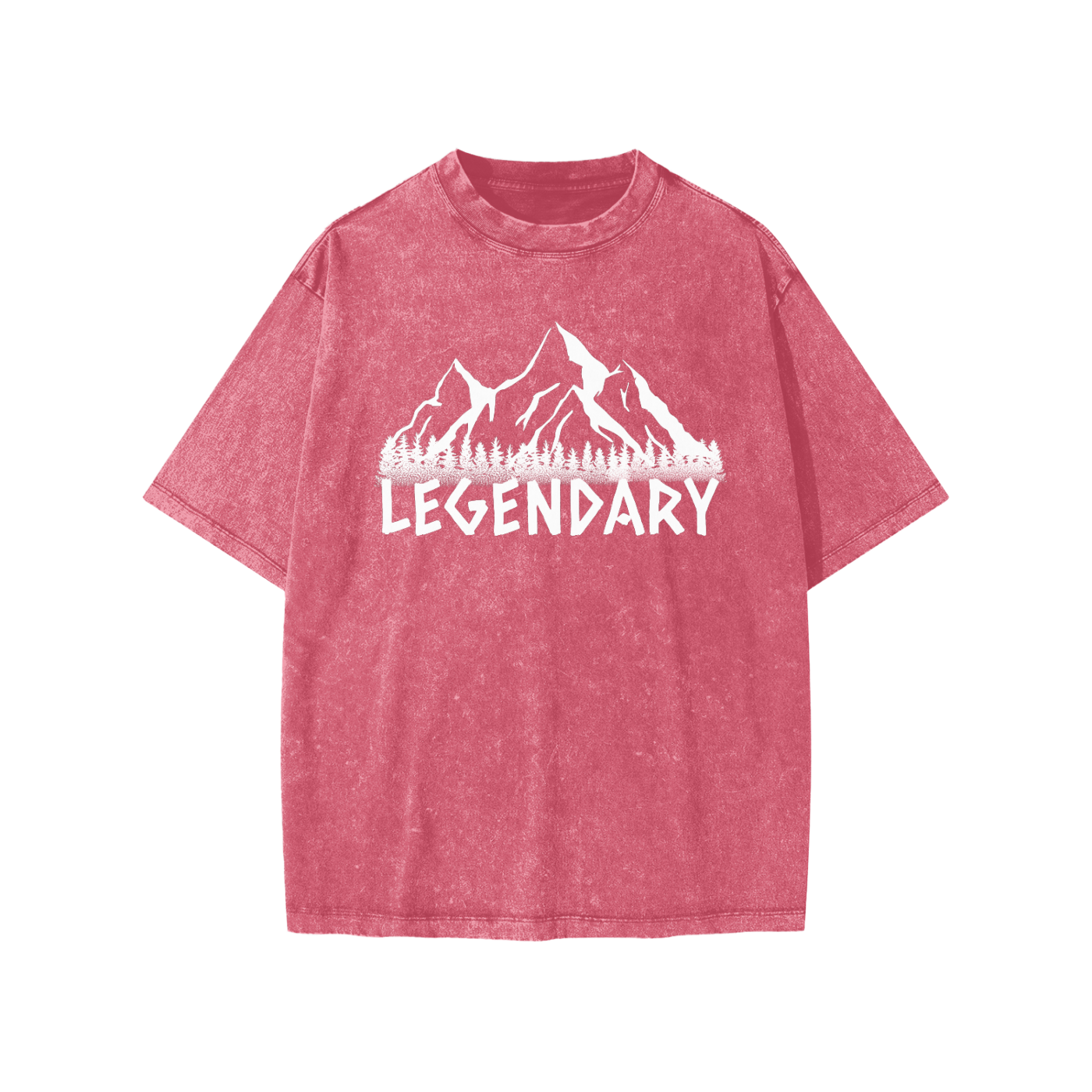 Kids Snow Washed Mountain Range T-shirt - The Legendary Apparels Brand