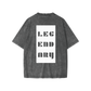 Kids Snow Washed Vertical Box T-shirt - The Legendary Apparels Brand