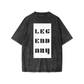 Kids Snow Washed Vertical Box T-shirt - The Legendary Apparels Brand