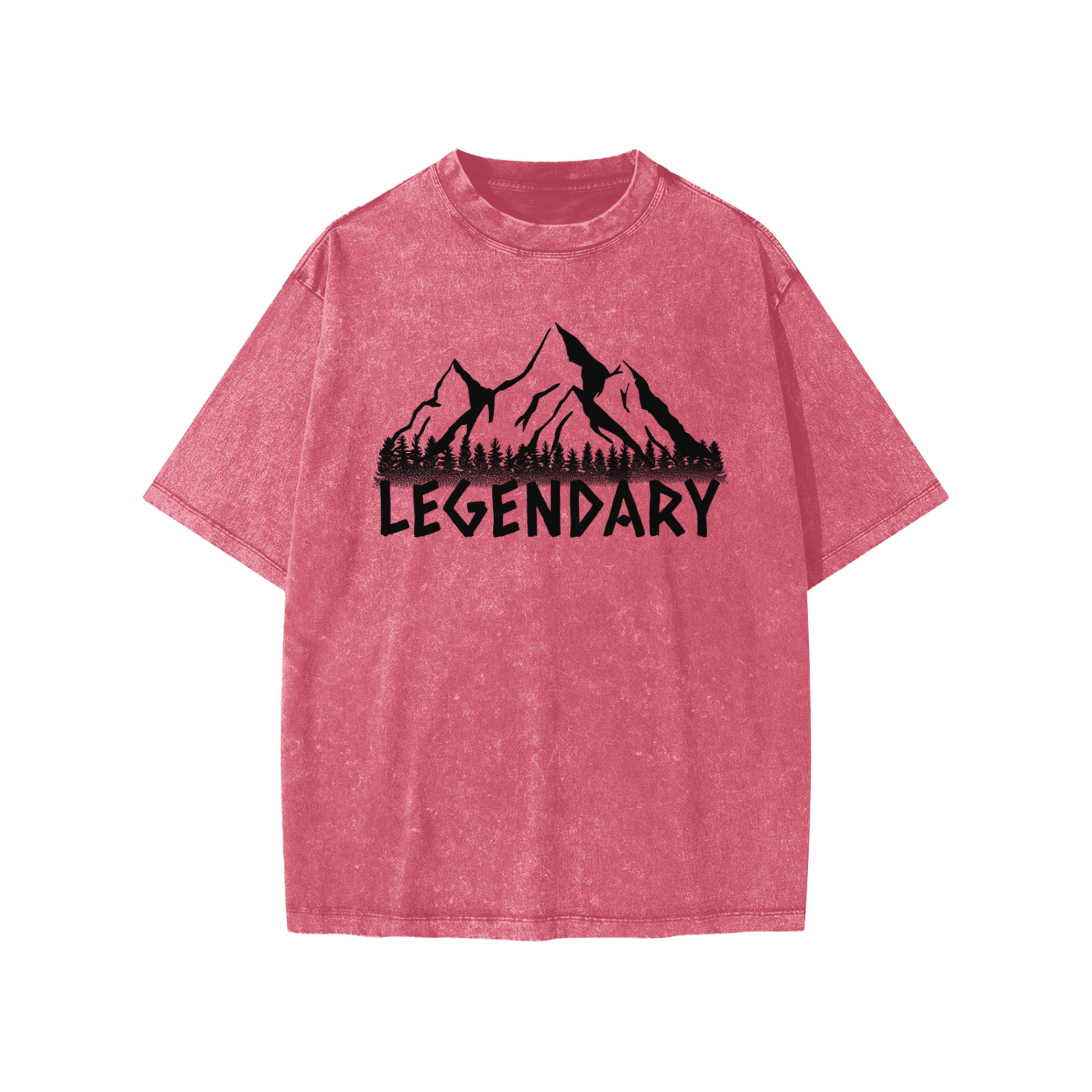 Kids Snow Washed Mountain Range T-shirt - The Legendary Apparels Brand