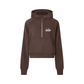 Mountain Range Cropped Half-Zip Hoodie - The Legendary Apparels Brand
