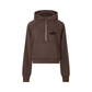 Mountain Range Cropped Half-Zip Hoodie - The Legendary Apparels Brand